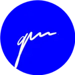 GMM Mubakemeshi Fine Art Logo thick blue wf 295x295px